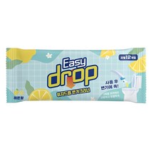 이지드롭 일회용 변기크리너 뉴 레몬향